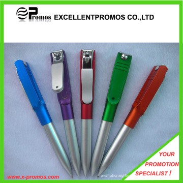 Рекламные дешевые пластиковые ручки с клипсой для ногтей (EP-P141024)